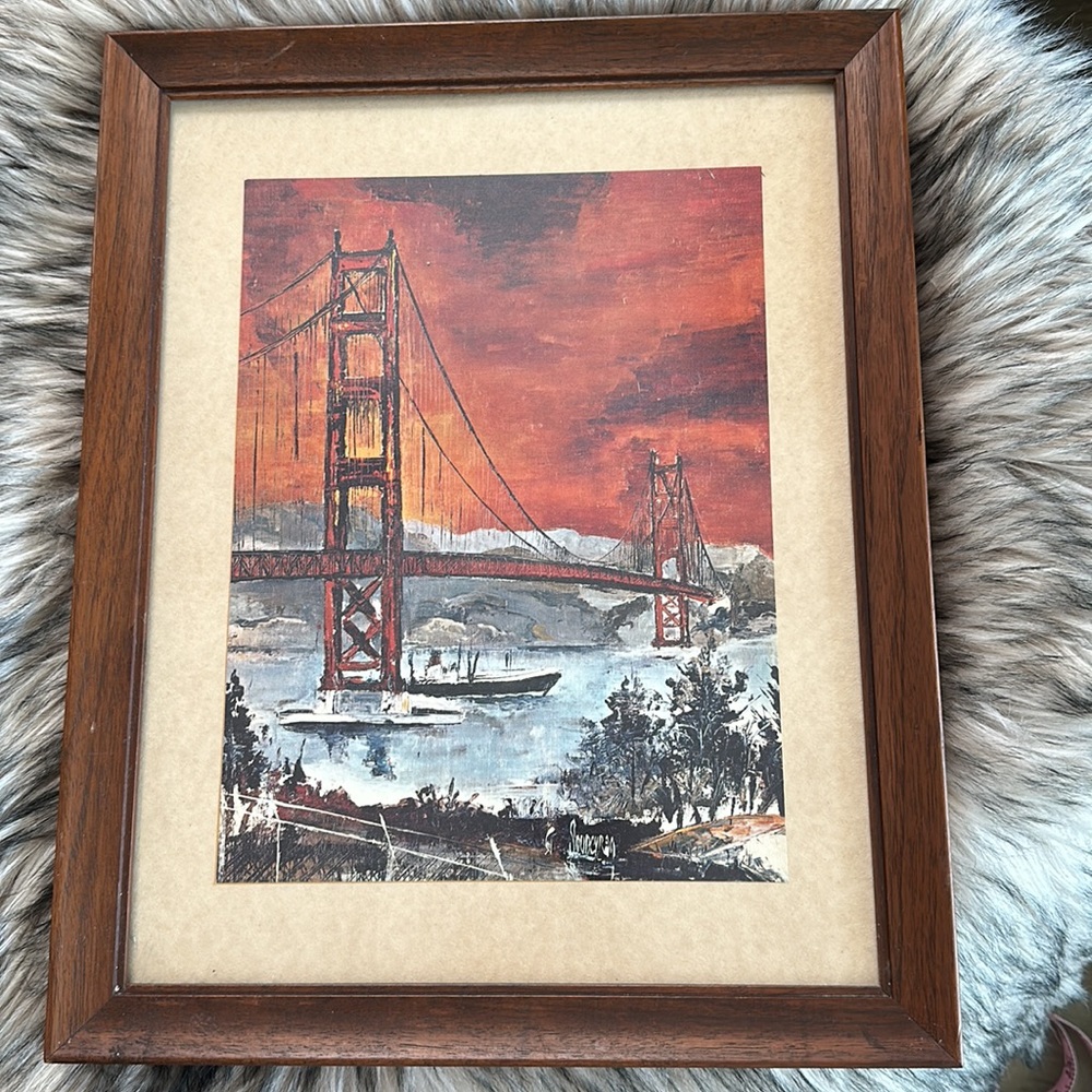 Vintage Pair of San Francisco Gems - Artist G. Soubeyran - Picture 5 of 15
